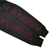 Load image into Gallery viewer, Rhinestone Planet Cherry Hoodie - Black