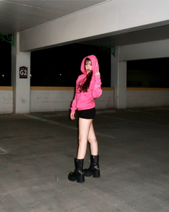 Black Panther Hoodie - Hot Pink