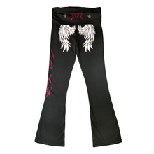 Load image into Gallery viewer, North Star Flare Trackpants - Black