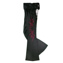 Load image into Gallery viewer, North Star Flare Trackpants - Black