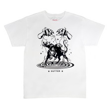 Load image into Gallery viewer, Three Headed Hellhound Tee - White
