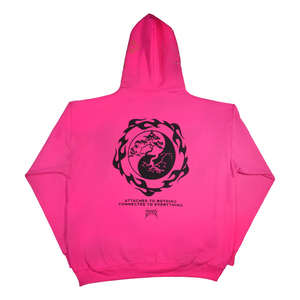 Black Panther Hoodie - Hot Pink