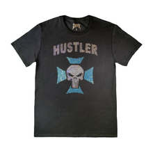 Load image into Gallery viewer, Rhinestone Hustler Tee - Black