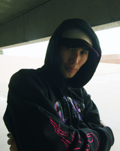 Load image into Gallery viewer, Rhinestone Gengar Hoodie - Black