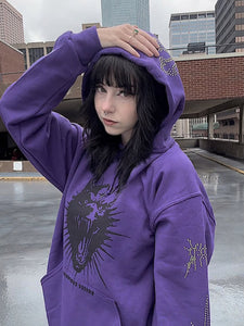 Beast Within Hoodie - Royal Purple