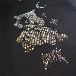 Rhinestone Cubone Tee - Black