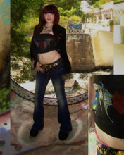 Load image into Gallery viewer, Heart Wing Tube Top - Black