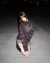Load image into Gallery viewer, Rhinestone Lyfe Hoodie - Black
