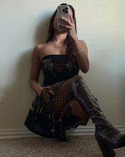 Load image into Gallery viewer, Heart Wing Tube Top - Black