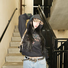Load image into Gallery viewer, Rhinestone I Miss The Early 2000&#39;s Hoodie - Black