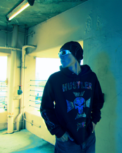 Load image into Gallery viewer, Rhinestone Hustler Hoodie - Black