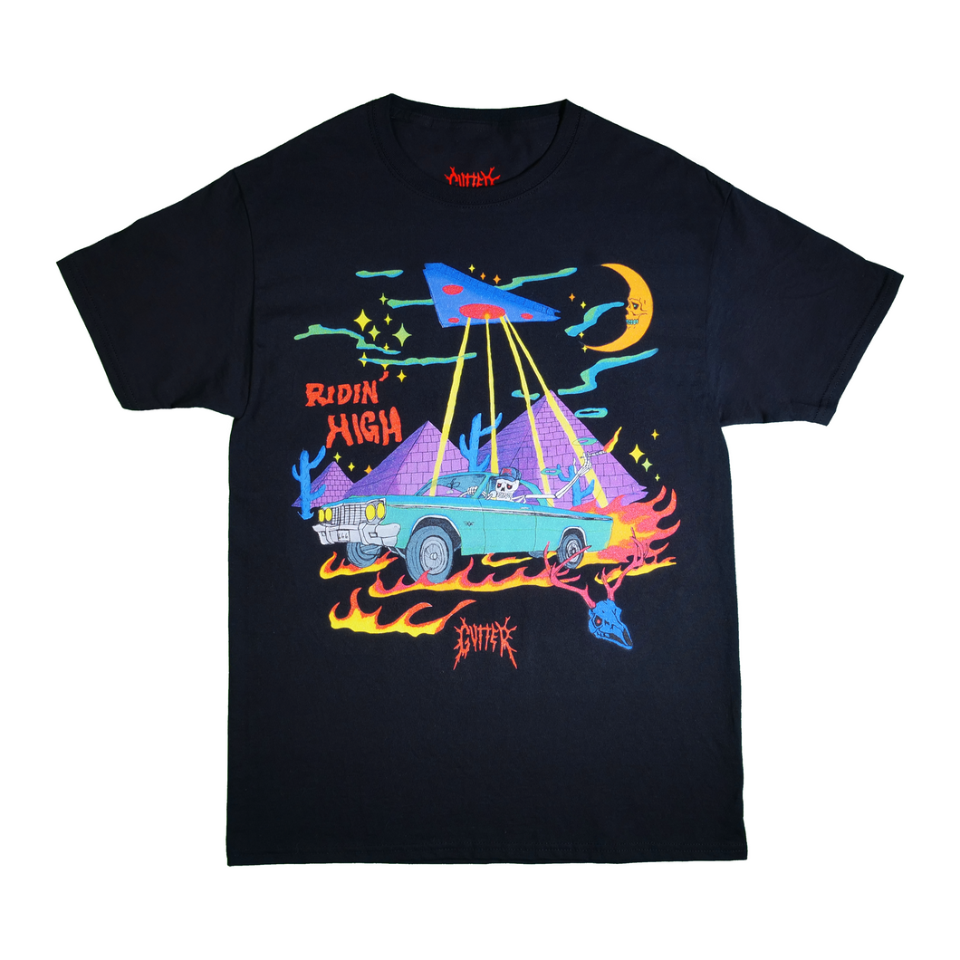 Riding High Tee - Black