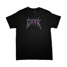 Load image into Gallery viewer, Reflective Iridescent Splat Logo Tee - Black