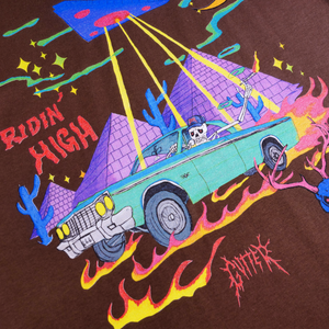 Riding High Tee - Brown
